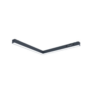 Inlight Γραμμικό φωτιστικό LED 24W 3CCT για ultra thin ράγα σε μαύρη απόχρωση D:30X2