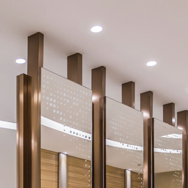 InLight Χωνευτό σποτ από μαύρο μέταλλο 1XGU10 IP44 D:8cm (Χ0008-BL) - Image 3