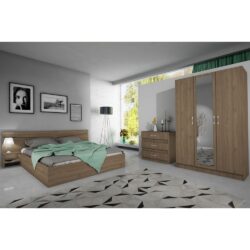 Σετ Κρεβατοκάμαρας 6 τεμαχίων με ΔΩΡΟ στρώμα 160/200 και μηχανισμό ανύψωσης