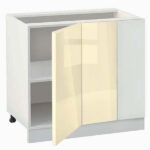 Ντουλάπι κουζίνας επιδαπέδιο γωνιακό 100εκ. Ivory