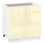 Ντουλάπι Κουζίνας επιδαπέδιο για νεροχύτη 80εκ.