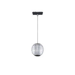 Inlight Κρεμαστό Φωτιστικό LED 5W 3CCT για Ultra-Thin μαγνητική ράγα σε μαύρη απόχρωση D:10