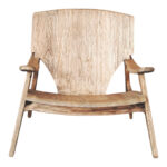 Πολυθρόνα Brazin pakoworld φυσικό teak ξύλο 67x76x78.5εκ - Image 4