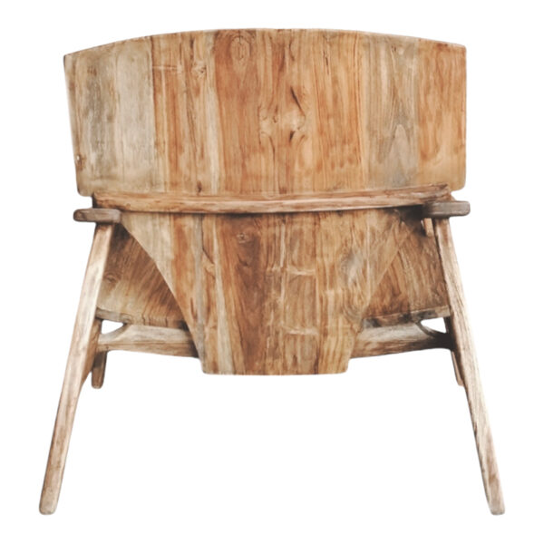 Πολυθρόνα Brazin pakoworld φυσικό teak ξύλο 67x76x78.5εκ - Image 5