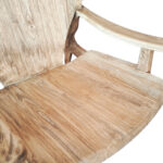 Πολυθρόνα Brazin pakoworld φυσικό teak ξύλο 67x76x78.5εκ - Image 7