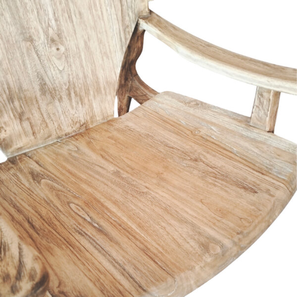 Πολυθρόνα Brazin pakoworld φυσικό teak ξύλο 67x76x78.5εκ - Image 7
