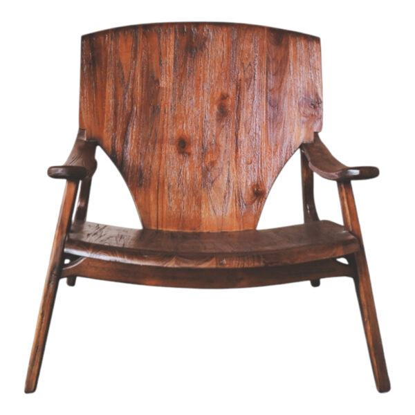 Πολυθρόνα Brazin pakoworld καρυδί teak ξύλο 72x71x77εκ - Image 4