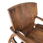 Πολυθρόνα Brazin pakoworld καρυδί teak ξύλο 72x71x77εκ - Image 6