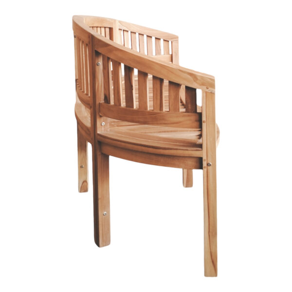 Καναπές τριθέσιος Coren pakoworld φυσικό teak ξύλο 150x61x87εκ - Image 3