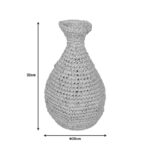 Βάζο Sannery I Inart sisal σε φυσική απόχρωση Φ20x32εκ - Image 2