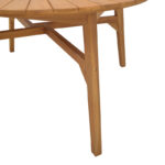 Τραπέζι Colen pakoworld teak ξύλο σε φυσική απόχρωση Φ180x75εκ - Image 4