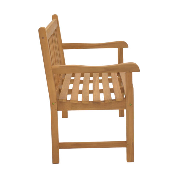Καναπές Nat pakoworld teak ξύλο σε φυσική απόχρωση 120x57x96εκ - Image 3