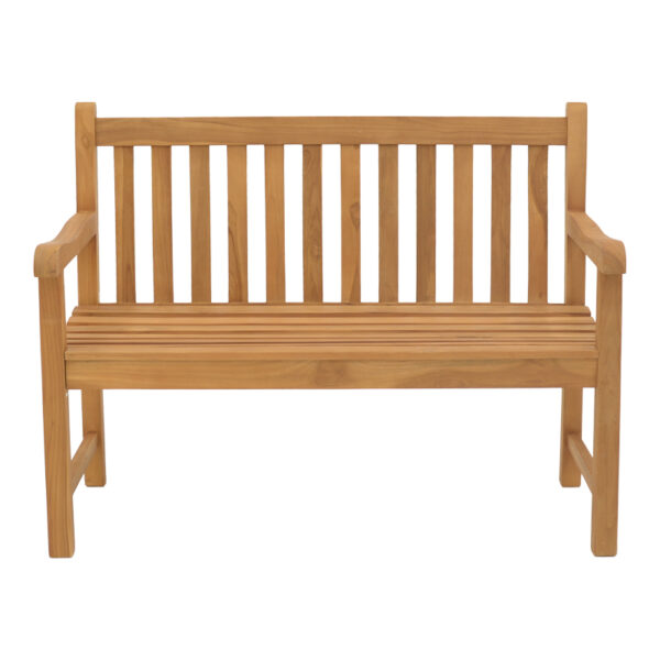 Καναπές Nat pakoworld teak ξύλο σε φυσική απόχρωση 120x57x96εκ - Image 4