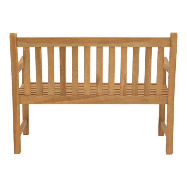 Καναπές Nat pakoworld teak ξύλο σε φυσική απόχρωση 120x57x96εκ - Image 5