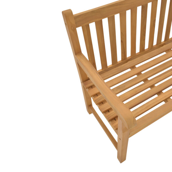 Καναπές Nat pakoworld teak ξύλο σε φυσική απόχρωση 120x57x96εκ - Image 7