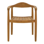 Πολυθρόνα Ganny pakoworld teak ξύλο σε φυσική απόχρωση 59x56x71εκ - Image 4