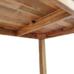Τραπέζι Wooly pakoworld teak ξύλο σε φυσική απόχρωση 220x90x75εκ - Image 5
