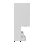 Βιτρίνα-στήλη Toscana pakoworld σε λευκή απόχρωση 50x42x222.5εκ - Image 4