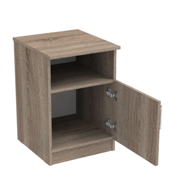 Κομοδίνο Galdi pakoworld σε sonoma truffle απόχρωση 40x45x60εκ - Image 3