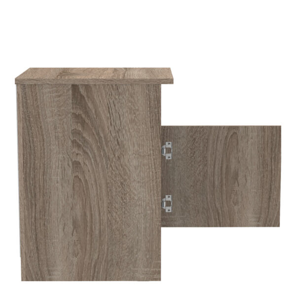 Κομοδίνο Galdi pakoworld σε sonoma truffle απόχρωση 40x45x60εκ - Image 5