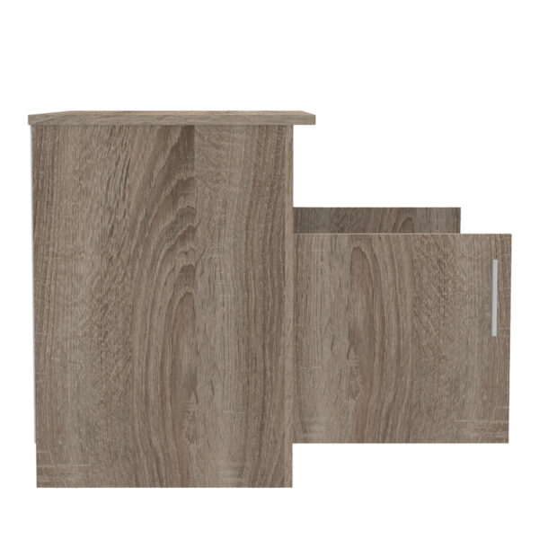 Ντουλάπι χαμηλό Galdow pakoworld σε sonoma truffle απόχρωση 80x45x60εκ - Image 5
