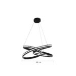 Inlight Κρεμαστό φωτιστικό LED 70W 3CCT (6105-Black) - Image 2