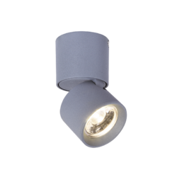 ^ΕΠΙΤΟΙΧΟ Φ/Σ LED 5W COB 80° 3000K 400LM ΓΚΡΙ ΑΛΟΥΜΙΝΙΟ D5