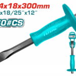 TOTAL ΚΑΛΕΜΙ ΜΕ ΠΛΑΣΤΙΚΗ ΛΑΒΗ 300mm (THT4211226)