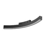 Inlight Γραμμικό φωτιστικό LED 12W 3CCT για Curved μαγνητική ράγα σε μαύρη απόχρωση D:34x2