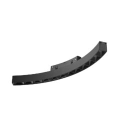 Inlight Γραμμικό φωτιστικό LED 12W 3CCT για Curved μαγνητική ράγα σε μαύρη απόχρωση D:34x2