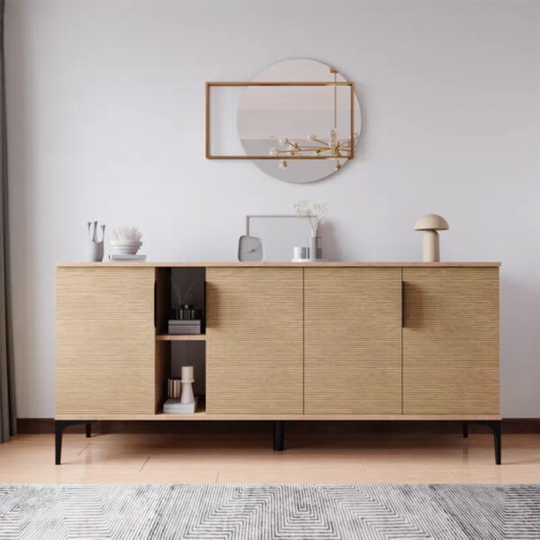 Μπουφές Tajesy pakoworld μελαμίνης oak 180x40x78εκ - Image 2