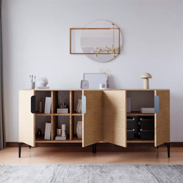 Μπουφές Tajesy pakoworld μελαμίνης oak 180x40x78εκ - Image 3
