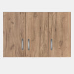 Πατάρι ντουλάπας Zelia pakoworld τρίφυλλο oak 90x42x60εκ - Image 3
