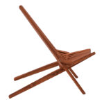 Πολυθρόνα Phoenox pakoworld πτυσσόμενη φυσικό teak ξύλο 65x90x87εκ - Image 3