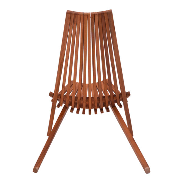 Πολυθρόνα Phoenox pakoworld πτυσσόμενη φυσικό teak ξύλο 65x90x87εκ - Image 5