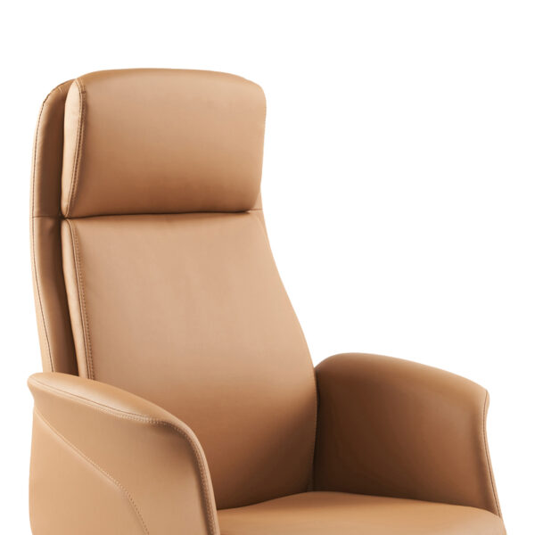 Καρέκλα γραφείου διευθυντή Derjio pakoworld καφέ pu 68x66x115εκ - Image 2