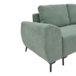 Kαναπές κρεβάτι τριθέσιος αναστρέψιμος Settee pakoworld ύφασμα με αποθηκευτικό χώρο σε μέντα απόχρωση 286x204x93εκ - Image 7
