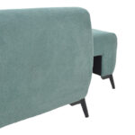 Kαναπές κρεβάτι τριθέσιος αναστρέψιμος Settee pakoworld ύφασμα με αποθηκευτικό χώρο σε σιέλ απόχρωση 286x204x93εκ - Image 8