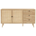 Μπουφές Oslo pakoworld sonoma 150x39x79εκ - Image 3