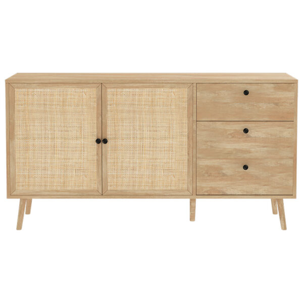 Μπουφές Oslo pakoworld sonoma 150x39x79εκ - Image 3