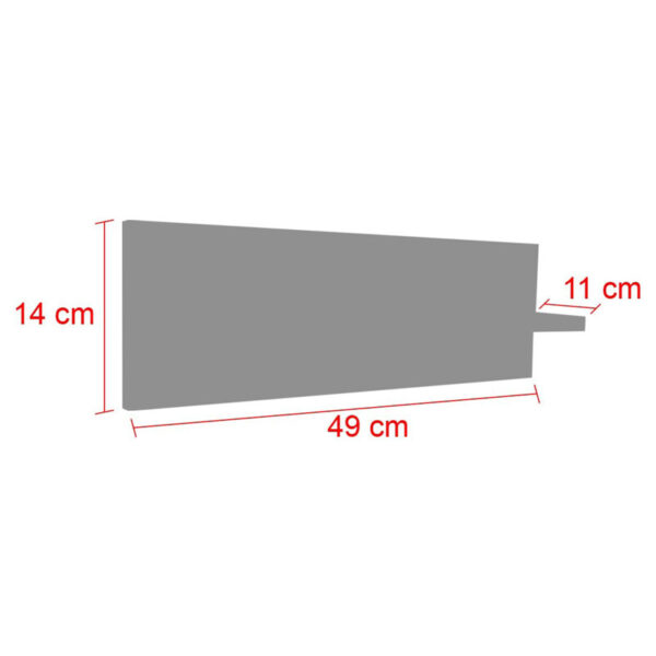 Κρεμάστρα Lolia pakoworld φυσικό 49x11x14εκ - Image 3