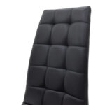 Καρέκλα Darrell pakoworld pu μαύρο-βάση χρωμίου 42x49x106εκ - Image 6
