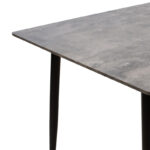Τραπέζι Cuba pakoworld MDF γκρι cement-μαύρο 70x70x75εκ - Image 3