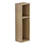 Ραφιέρα-κομοδίνο τοίχου Racks pakoworld σε sonoma απόχρωση 20x15x65εκ - Image 3