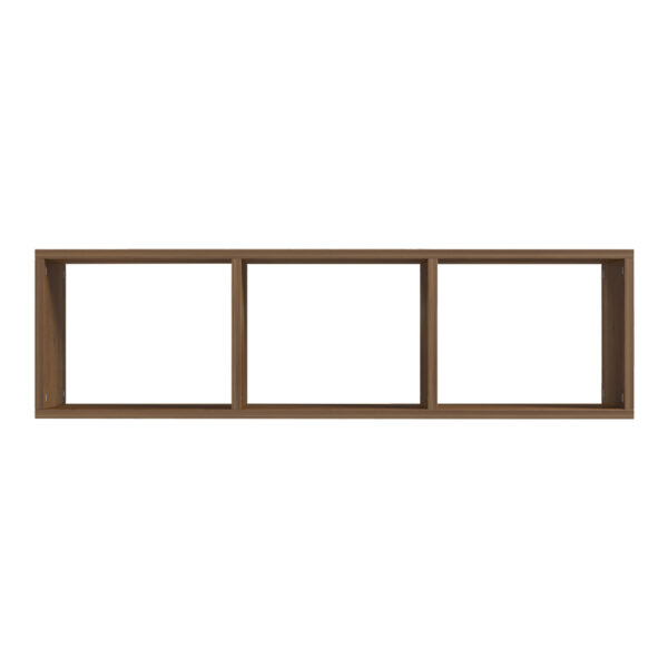 Ραφιέρα τοίχου Mikoro pakoworld σε φυσική απόχρωση 90x22x25.6εκ - Image 2