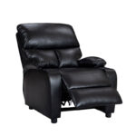 Πολυθρόνα relax με ποτηροθήκη Gartia pakoworld μαύρο pu 79x94x102εκ - Image 2