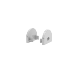 SET OF GREY PLASTIC END CAPS FOR P2LA