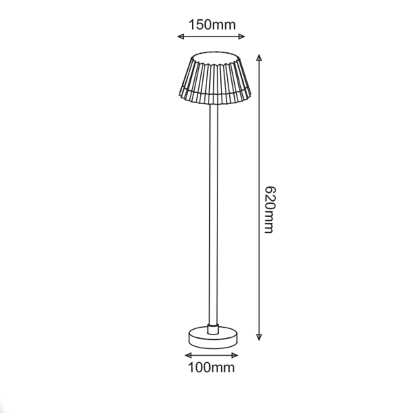^LED SMD POST LUMINAIRE 10W 400LM 130° 230V AC 3.000K DARK GREY CRI80 IP65 30.000HRS - Image 3