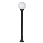 PLASTIC FLOOR GARDEN BLACK LUMINAIRE 100CM Φ200 E27 IP44