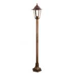 6S PLASTIC FLOOR GARDEN RUST LUMINAIRE 100CM E27 IP44
